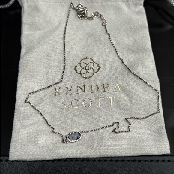 Kendra Scott Jewelry - Kendra Scott Silver Necklace with Opal color stone